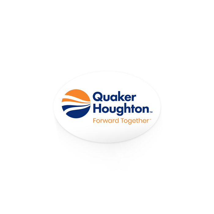 Oval White Reflective Hard Hat Decals (Pack of 5)