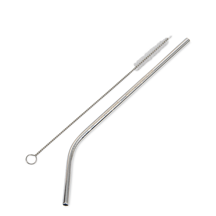 Bent Stainless Steel Straw