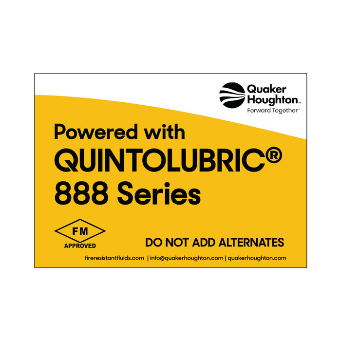 QH QUI Fire Resistant Fluid 5" x 7" Decals (pack of 5)