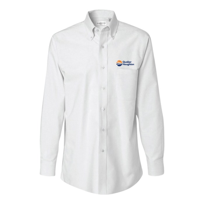 White Van Heusen Men's Oxford